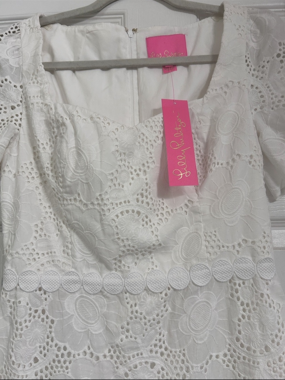 NWT Lilly Pulitzer bonni dress in resort white sz 2 - Picture 5 of 11